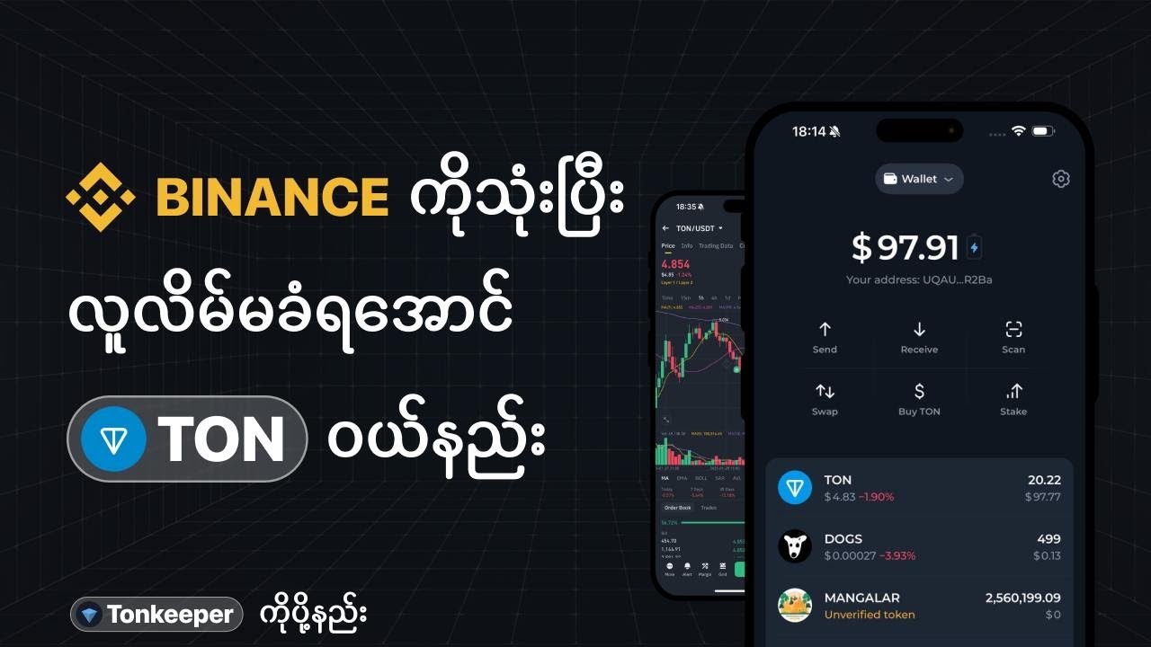 How to Buy $TON Coin on Binance | လူလိမ်မခံရအောင် TON ဝယ်နည်း | Binance Myanmar Tutorial