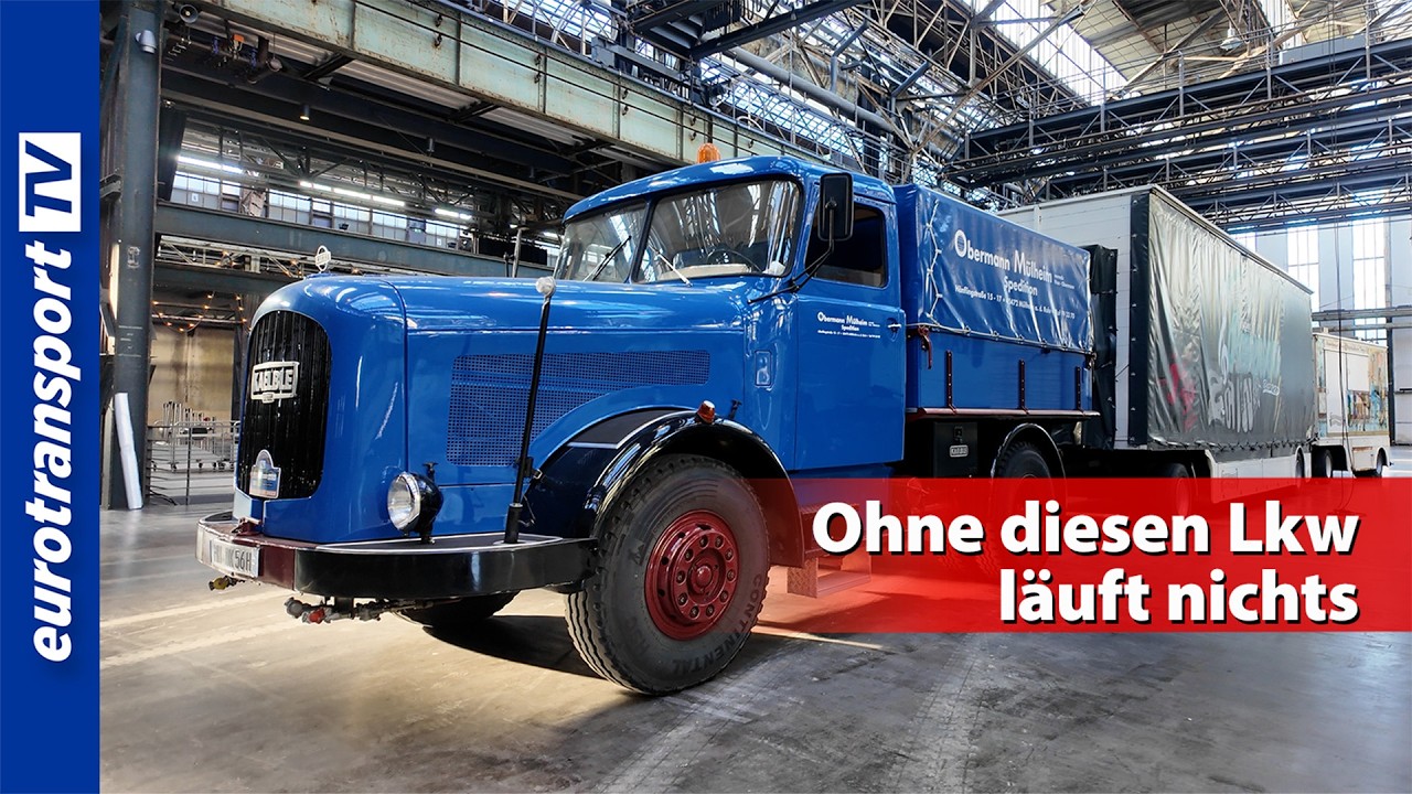 Historischer Jahrmarkt Bochum: Wie Lkw eine 100-jährige Raupenbahn bewegen