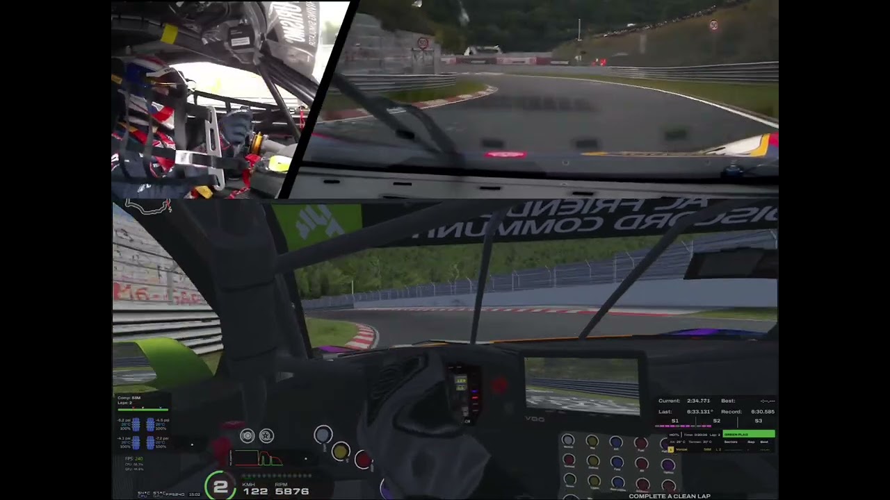 Nürburgring Nordschleife onboard | FastestLap NLS9 @MaxVerstappen1 vs my FastestLap in Assetto Corsa