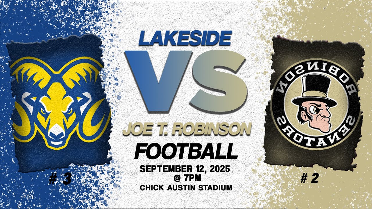 Lakeside vs. Joe T. Robinson | Varsity Football | Sept. 12, 2025