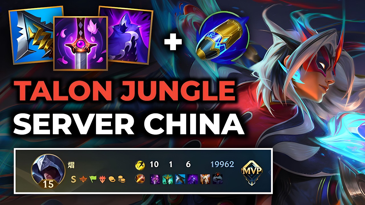 Talon Wild Rift China - Build Runes Guide Patch 7.0c - Gameplay Talon Season 20
