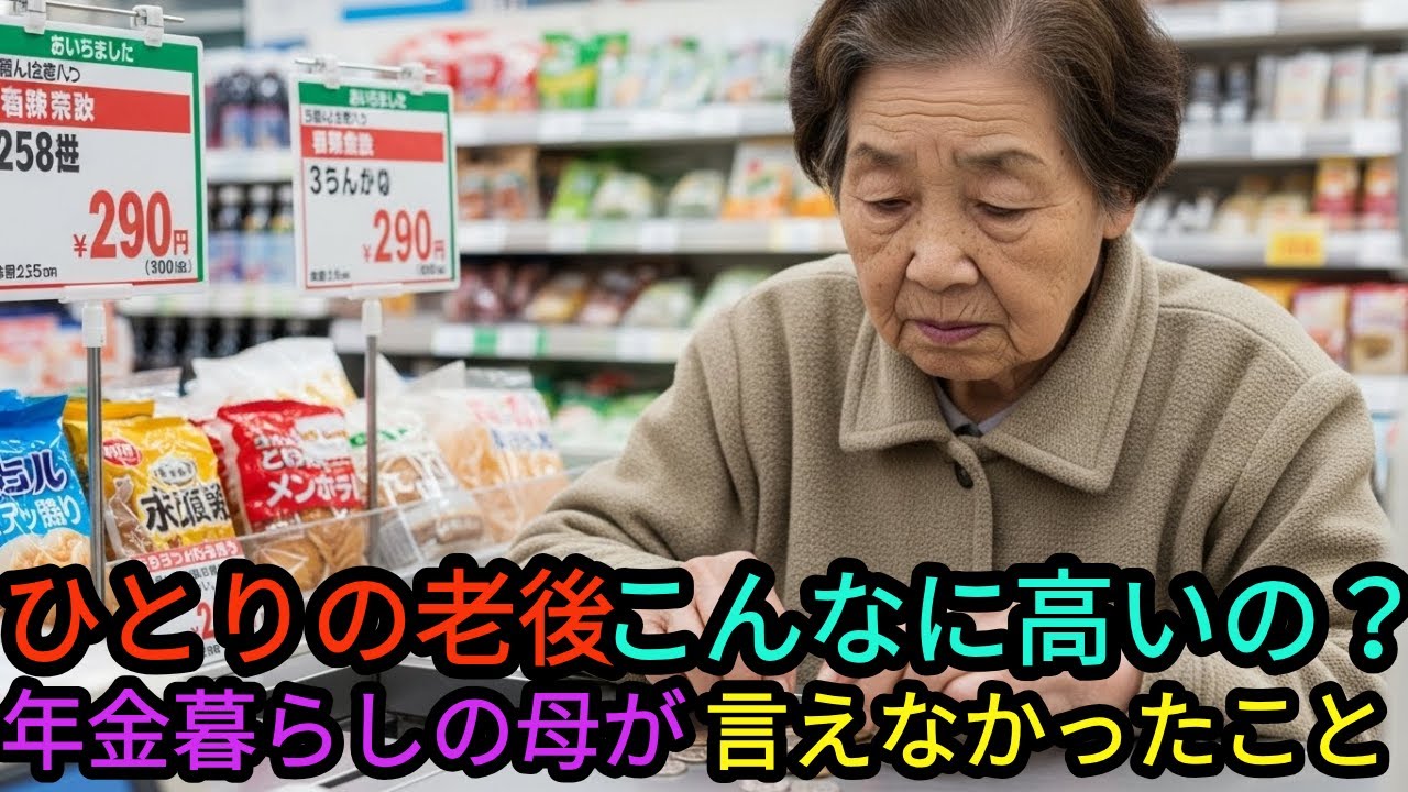 ひとり暮らしの年金生活誰にも言えなかった本音があります|人生物語❘シニア物語