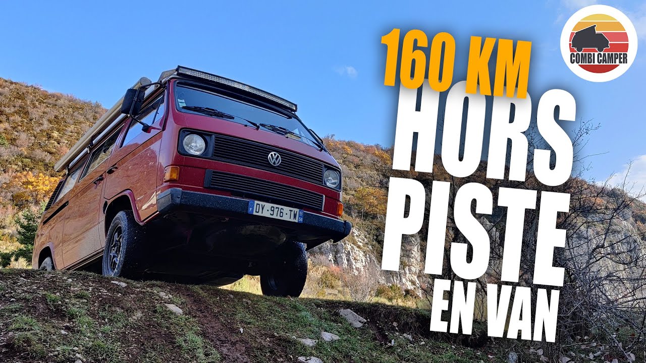 Let's GO ! 160km en offroad extraordinaire en van 😍