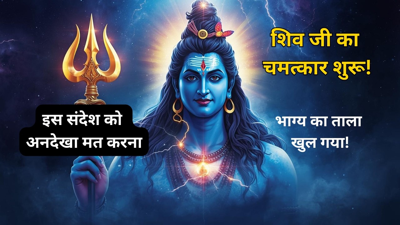 शिव जी का चमत्कार शुरू: आज से बदल जाएगी आपकी किस्मत | Mahadev Divine Message