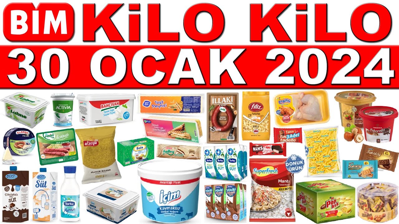 BİM 30 OCAK 2024 KATALOĞU | KİLOLUK GIDA ÜRÜNLERİ | BİM ÇİKOLATA GOFRET | BİM KAMPANYA & İNDİRİMLERİ