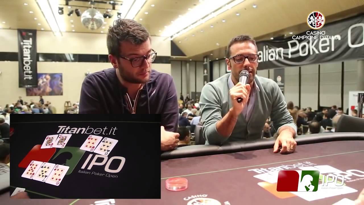 IPO 14 Campione, Day 1B: La Mano Da 1 milione di Antonio Bernaudo
