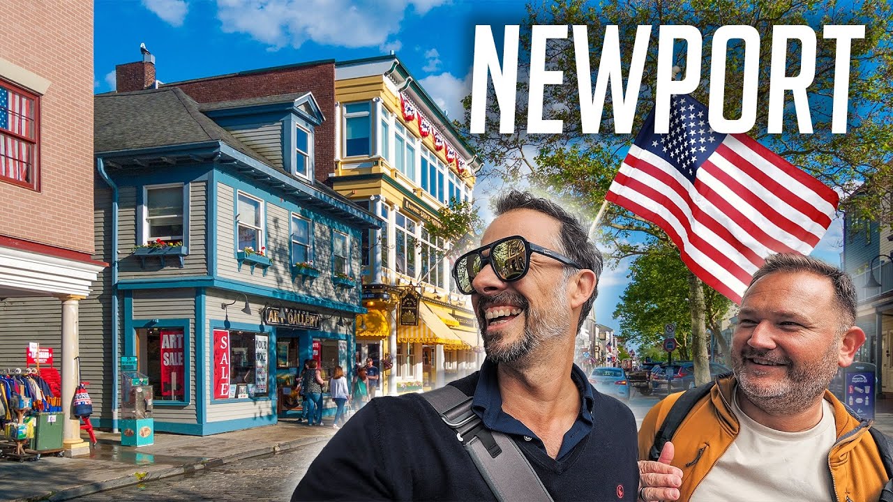 USÁNKA 5.6: NEWPORT: ilyen egy GAZDAG vidéki város AMERIKÁBAN