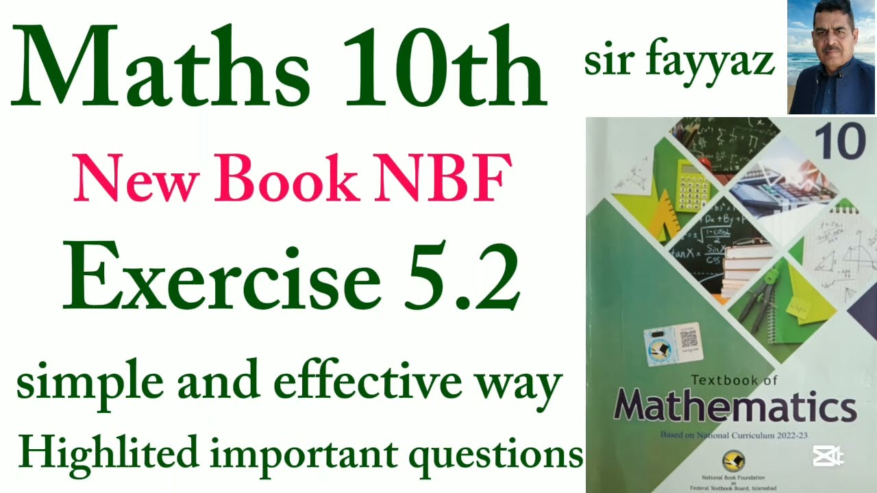 Maths class 10th | exercise 5.2 | NBF |new book| ex 5.2 | unit 5 | Algebraic fractions