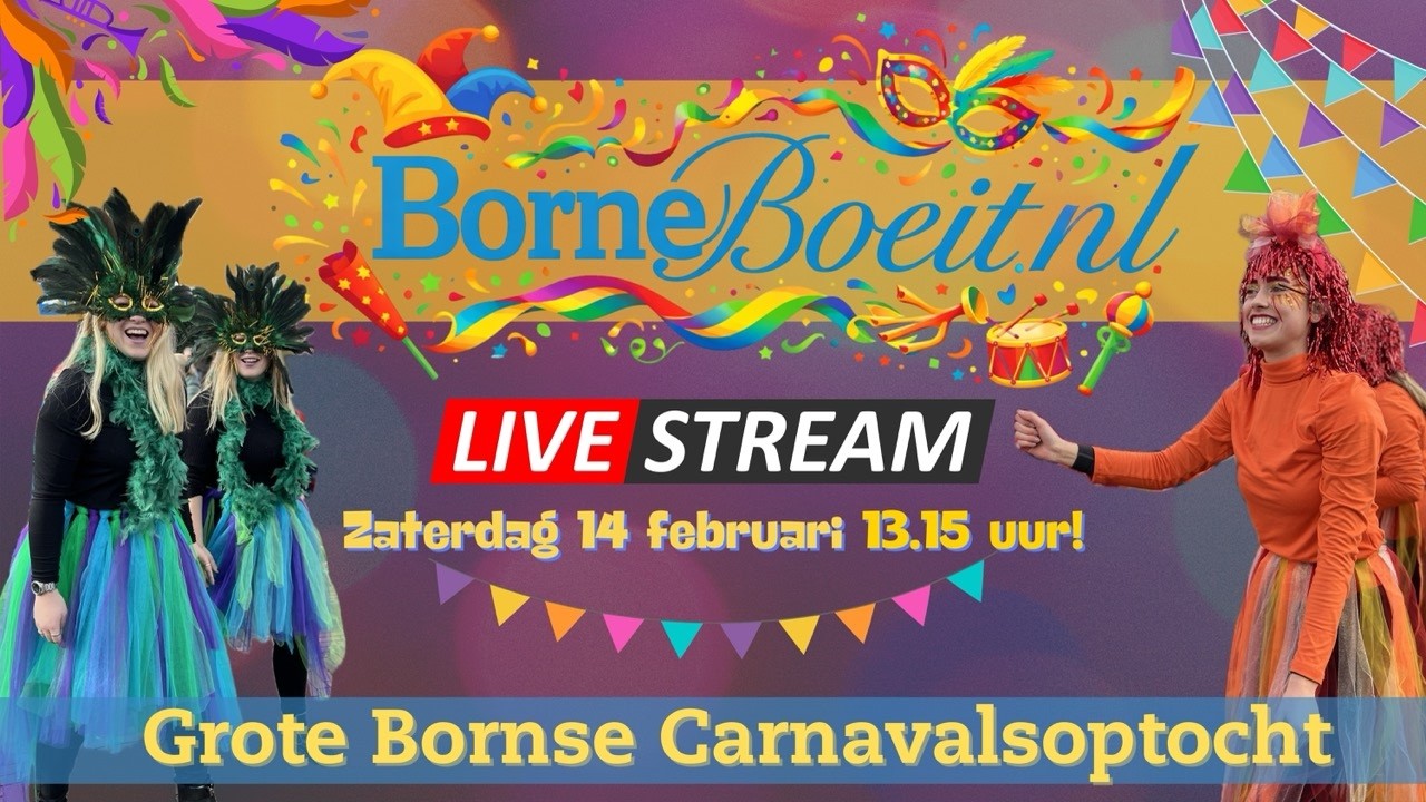Livestream Grote Bornse Carnavalsoptocht 2026