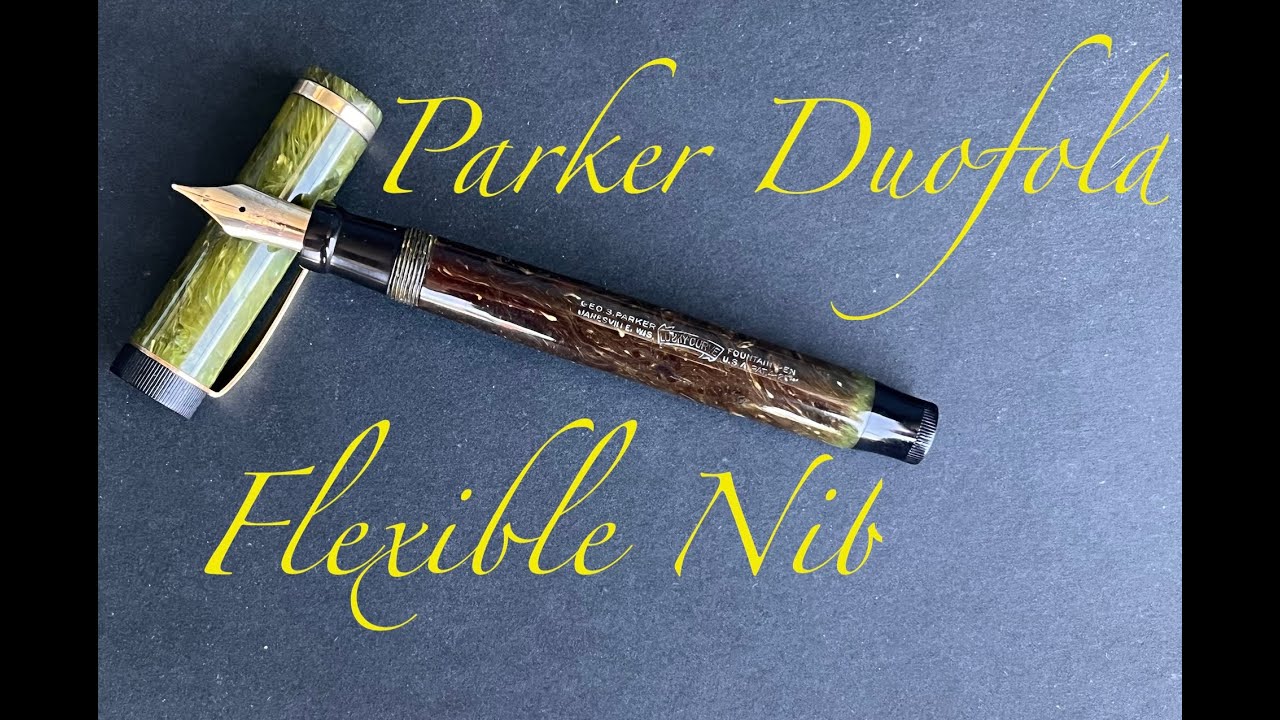 Ручка Parker Duofold Senior, нефритово-зелёная, с гибким пером! Реставрация и сложности, о которы...