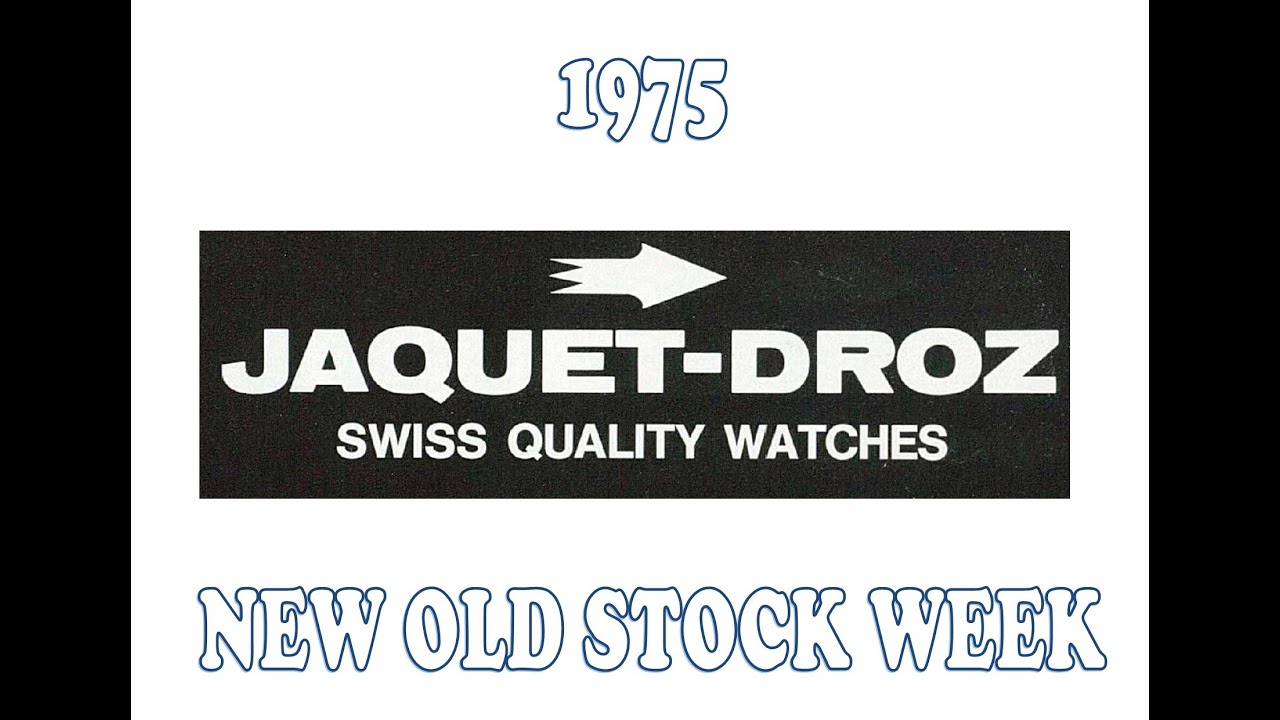 NINE(!)  New Old Stock (NOS) watches by Jaquet-Droz, from a 1975 jewellers - even a pair the same!