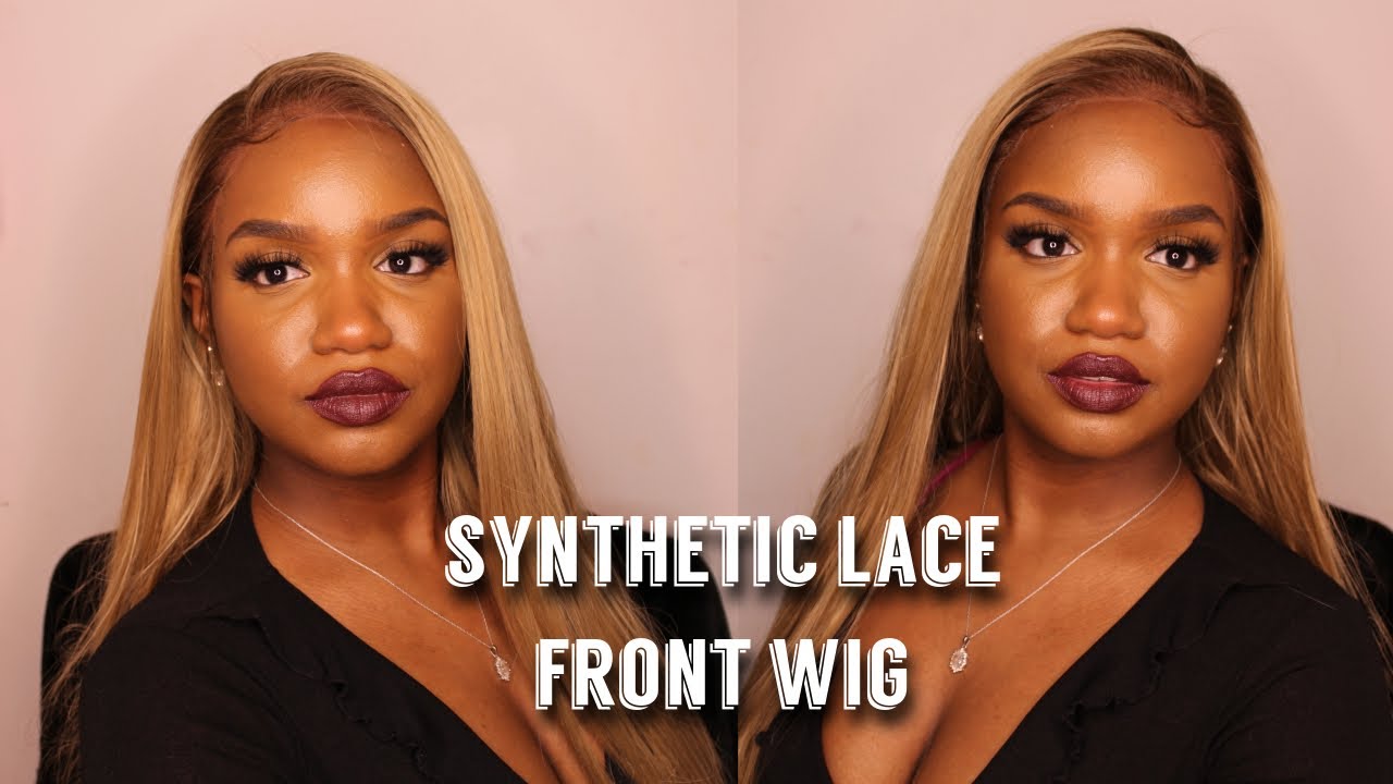UNDER $50 BLONDE SYNTHETIC LACE FRONT AMAZON WIG | KRYSMMA