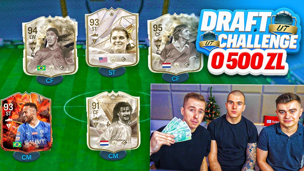 THE MOST EXPENSIVE DRAFT CHALLENGE FOR 500 PLN! | EA FC 24