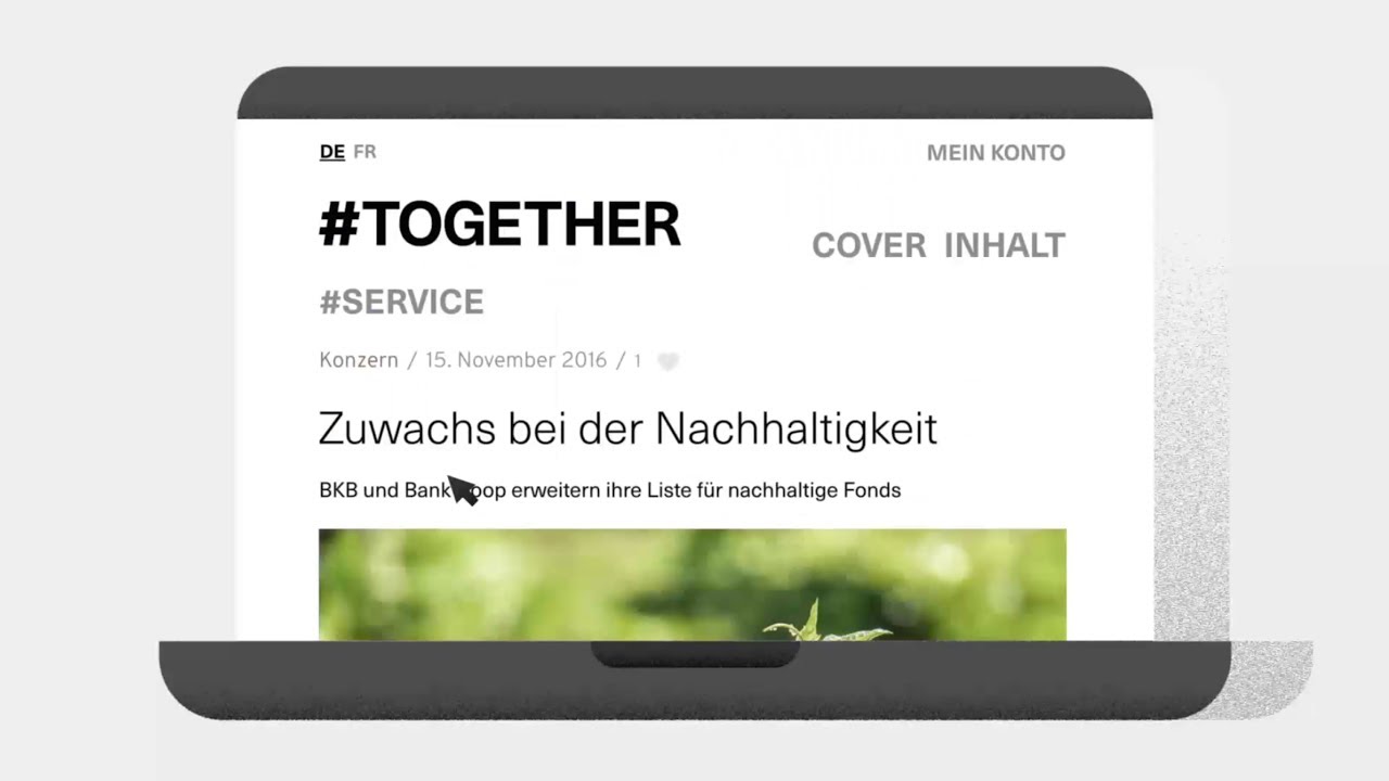 Together - Die digitale Mitarbeiter-Plattform f&uuml;r BKB und Bank Cler