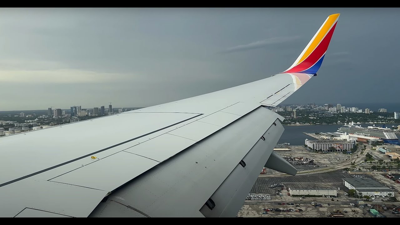 XP12.07 SWA MAX 8 CAYMAN TO FORT LAUDERDALE IRL LIVE