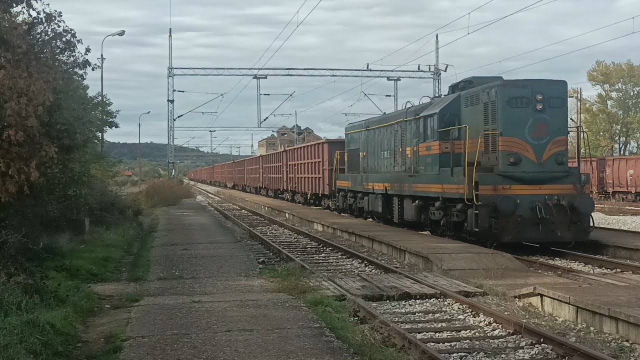 ŽS 661-152 ON Eaos FREIGHT CARS GOING AS TRAIN NUM XXXXX WHILE PASSING STATION Adrovac | 24.10.2025.