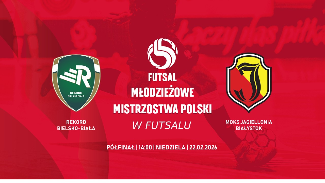 Skrót meczu: Rekord Bielsko-Biała - Jagiellonia Białystok | MMP w Futsalu U19 Mielec 2026