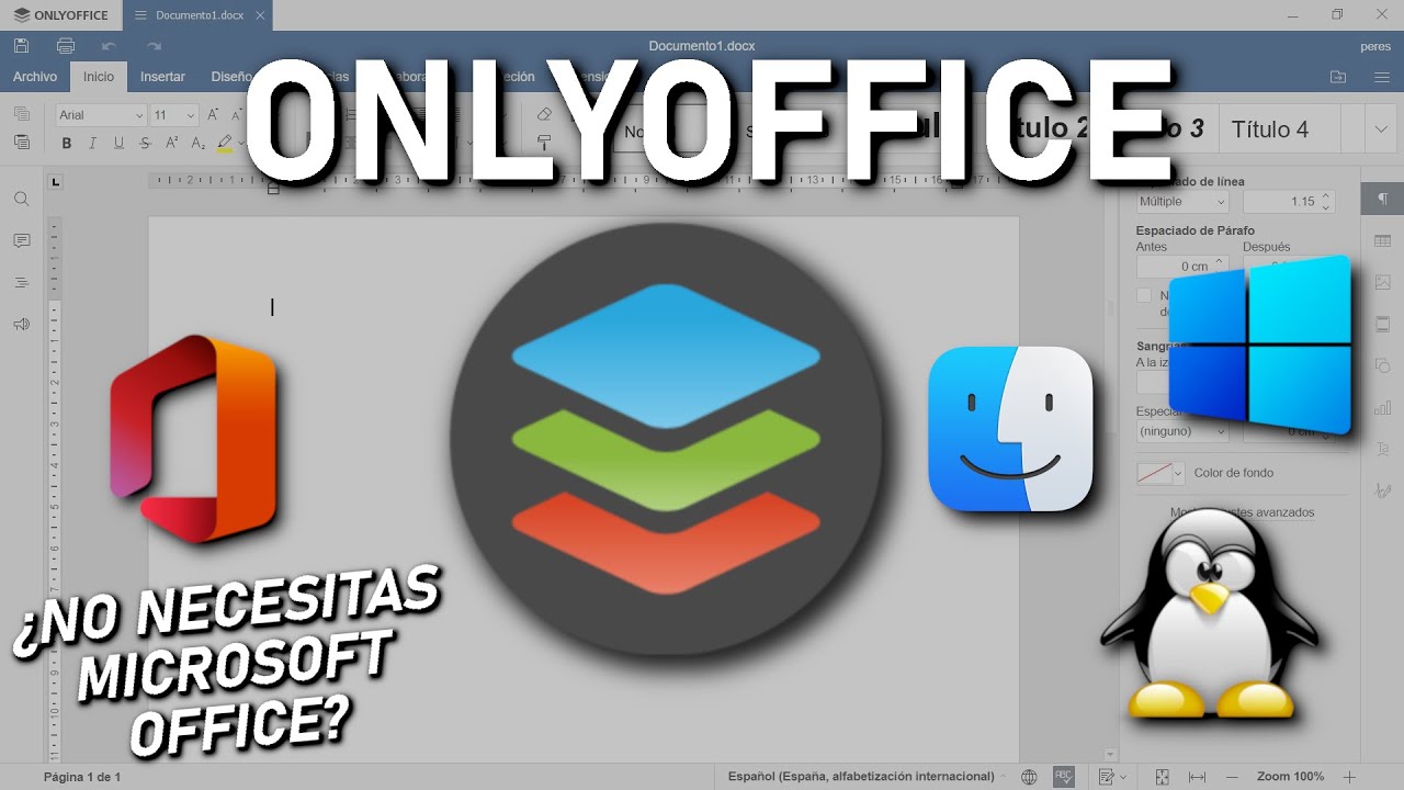📘 ONLYOFFICE Alternativa a Microsoft y LibreOffice //Review Español