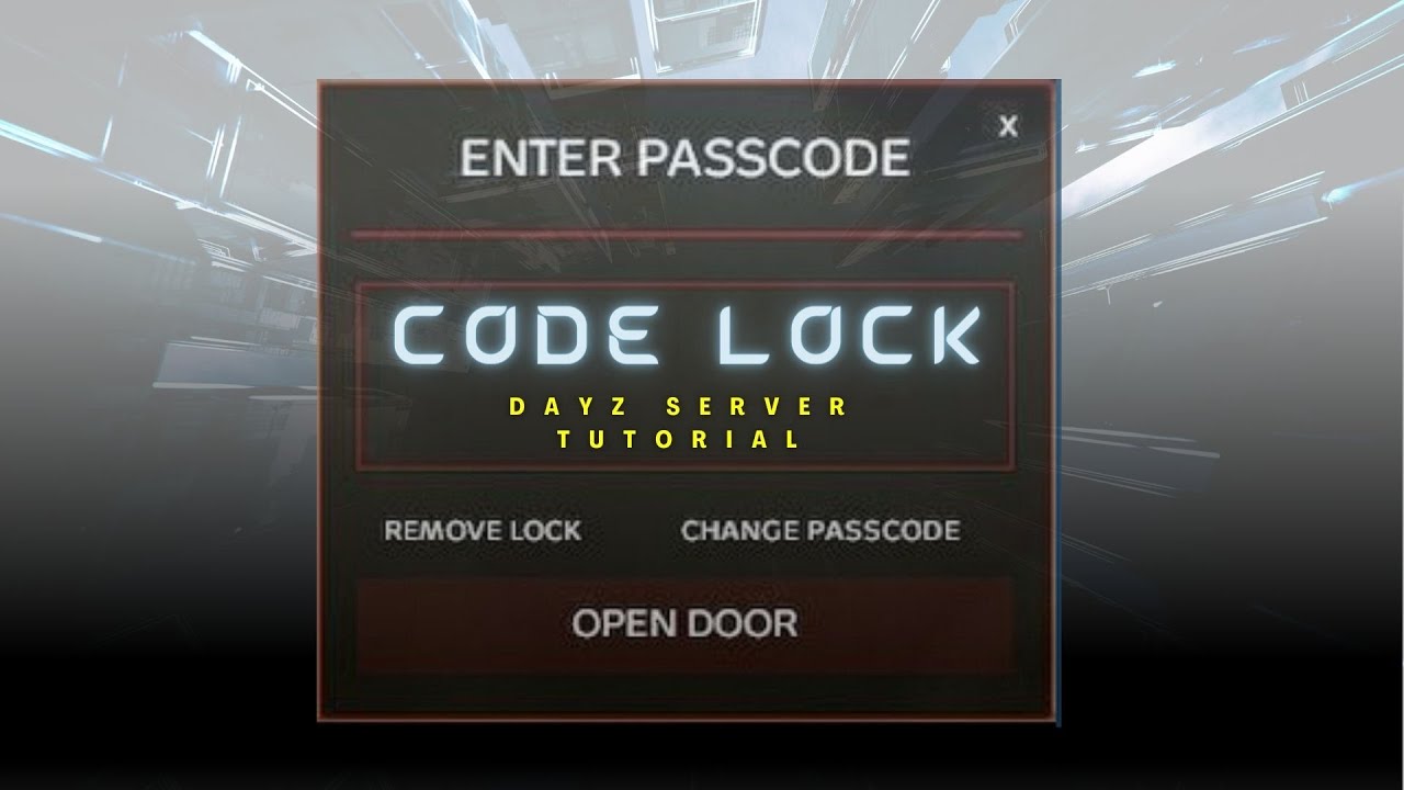 Dayz - CODE LOCK - Como configurar + B&ocirc;nus de constru&ccedil;&atilde;o!