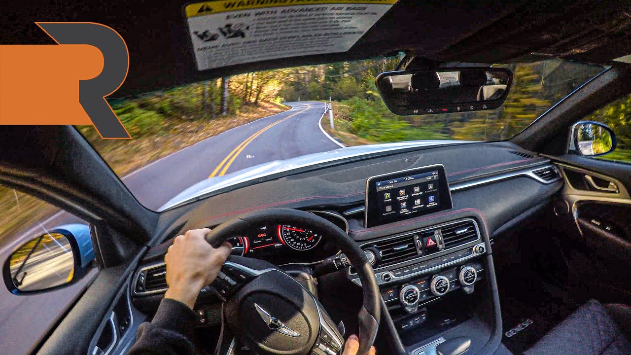 Behind The Wheel of the 2020 Genesis G70 3.3T AWD | POV Driving