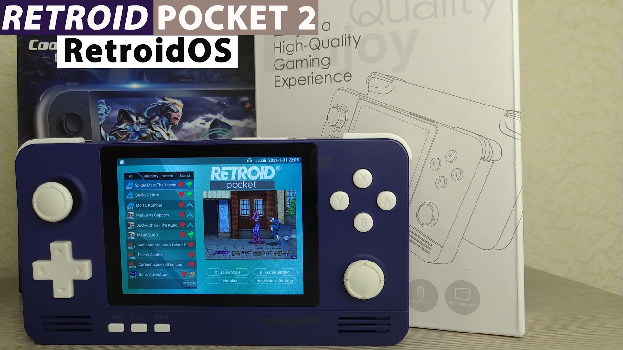 RETROID POCKET 2 - RetroidOS [Консоль с AliExpress]