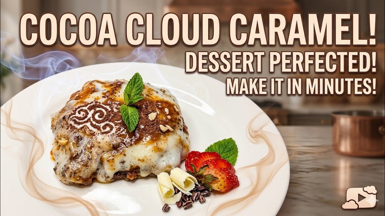 Cocoa Cloud Dessert | The 3-Layer Viral Recipe for Eid & Birthdays