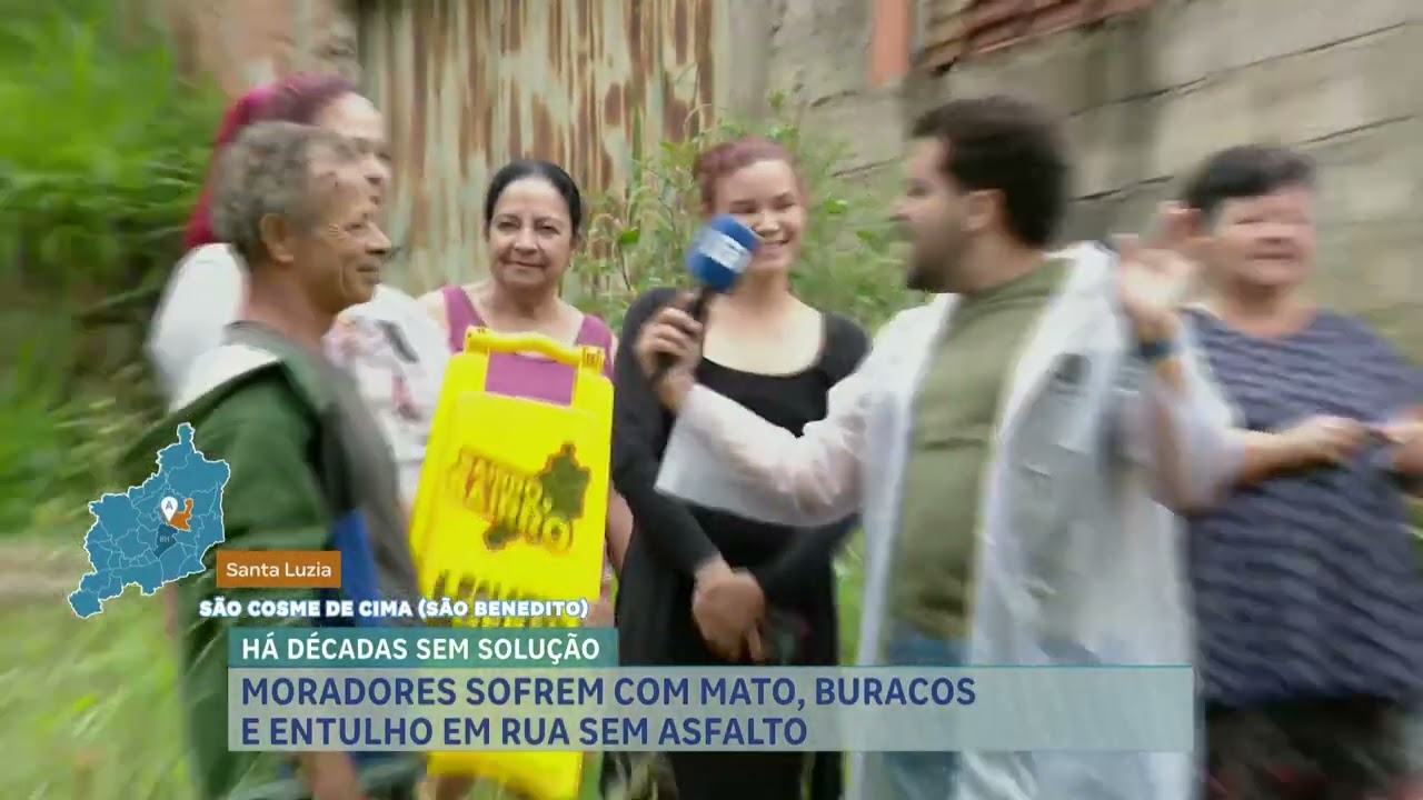 Bairro a Bairro: Moradores de Santa Luzia sofrem com buracos, entulho e rua sem asfalto