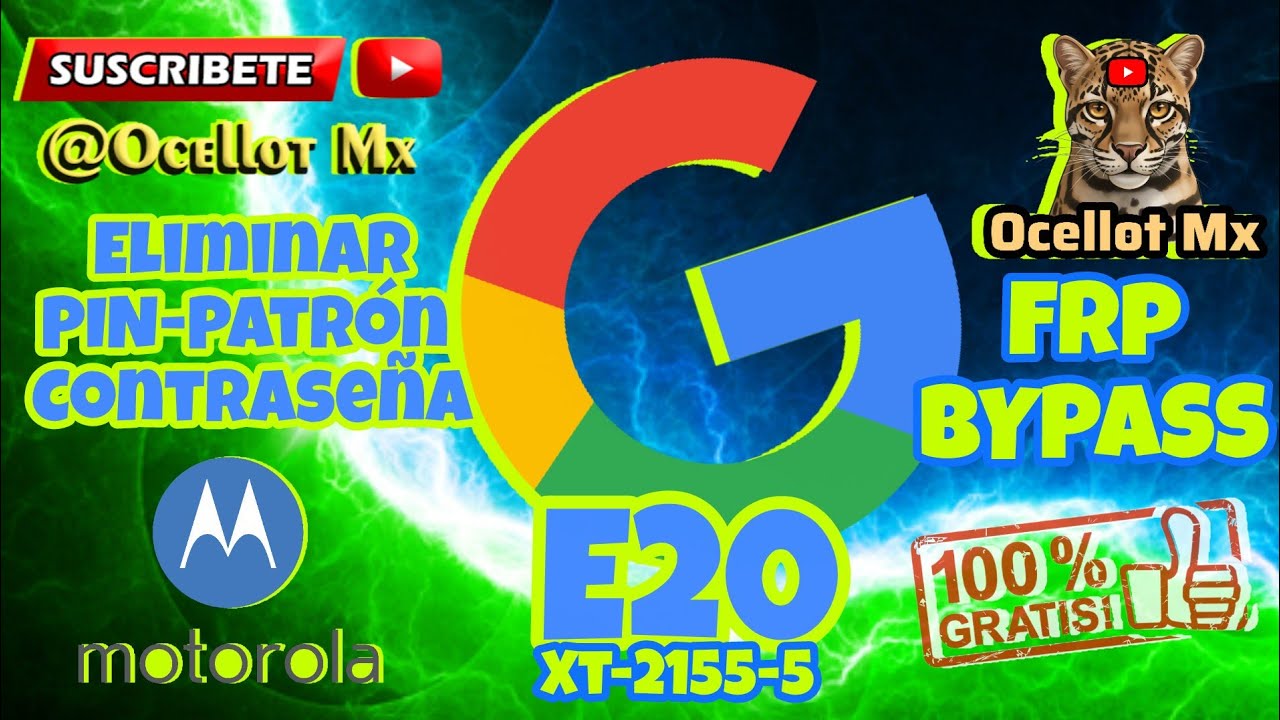 Moto E20 FRP xt-2155-5 | Hard Reset | FRP Bypass | Eliminar cuenta Google 