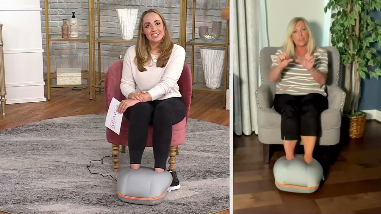 HoMedics Comfy Shiatsu Massager and Footrest on QVC