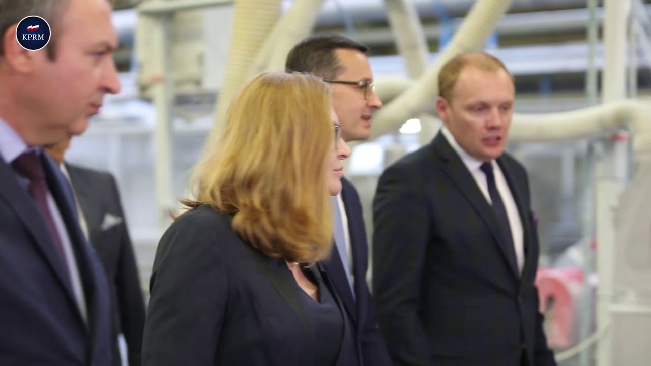 Mateusz Morawiecki w fabryce Ceramika Paradyż