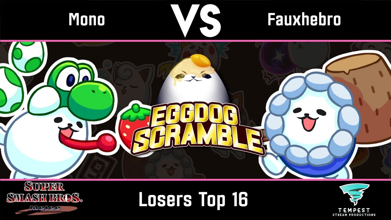 Mono (Yoshi) vs Fauxhebro (Ice Climbers) - Losers Top 16 - Eggdog Scramble 2