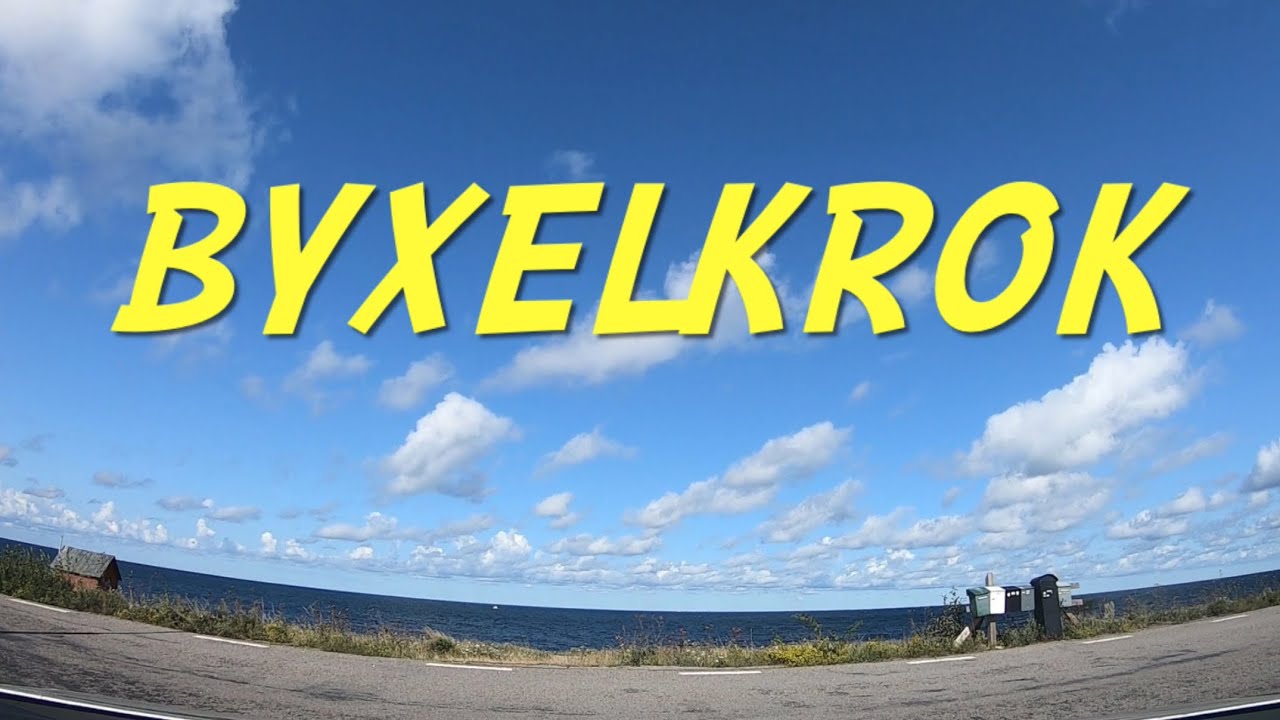 Byxelkrok, &Ouml;land. Sweden. Dashcam driving.