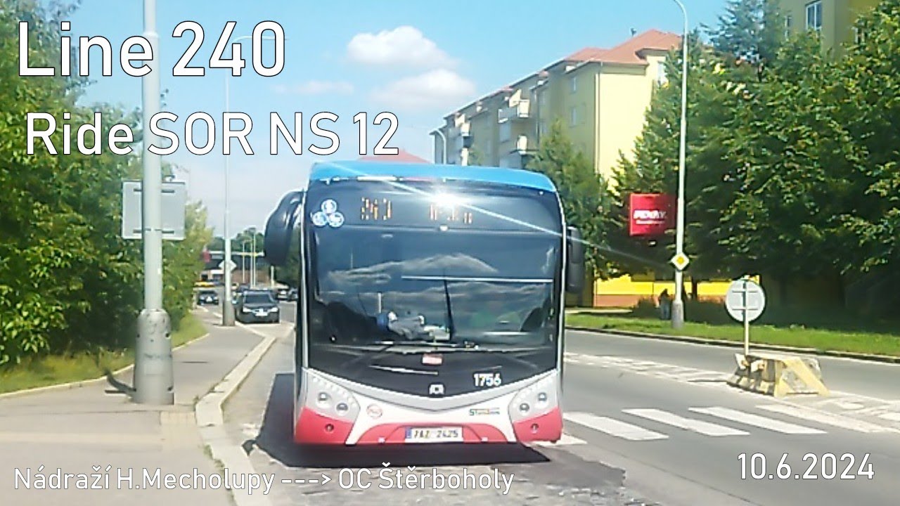 Line 240 Ride SOR NS 12 to Háje