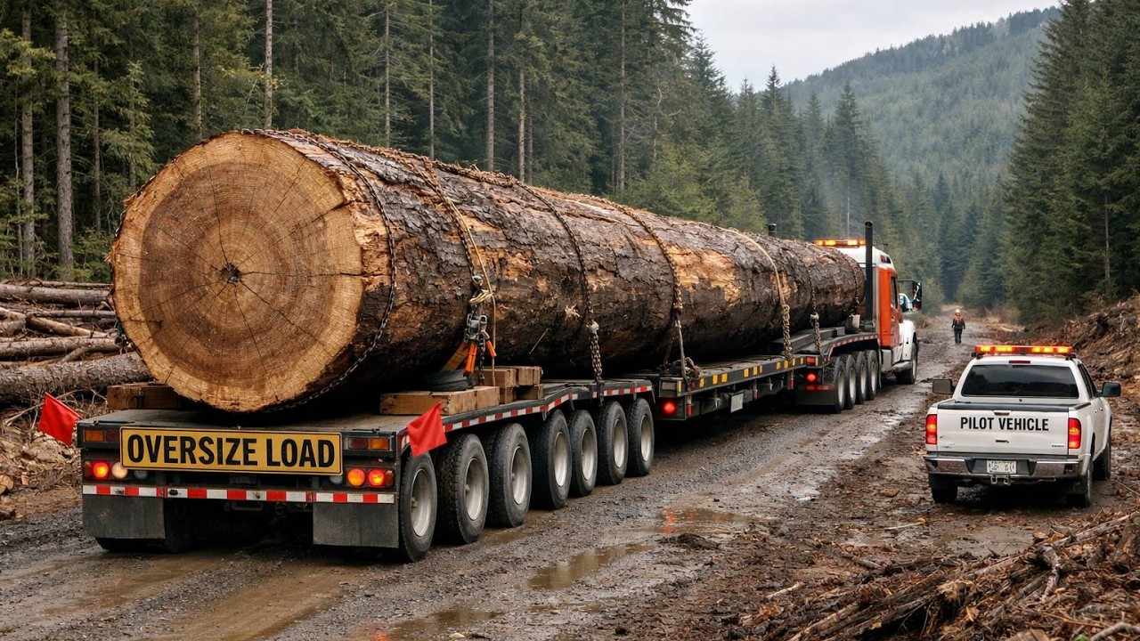 Precision Under Pressure | Extreme Oversize Transport in Forestry Logistics