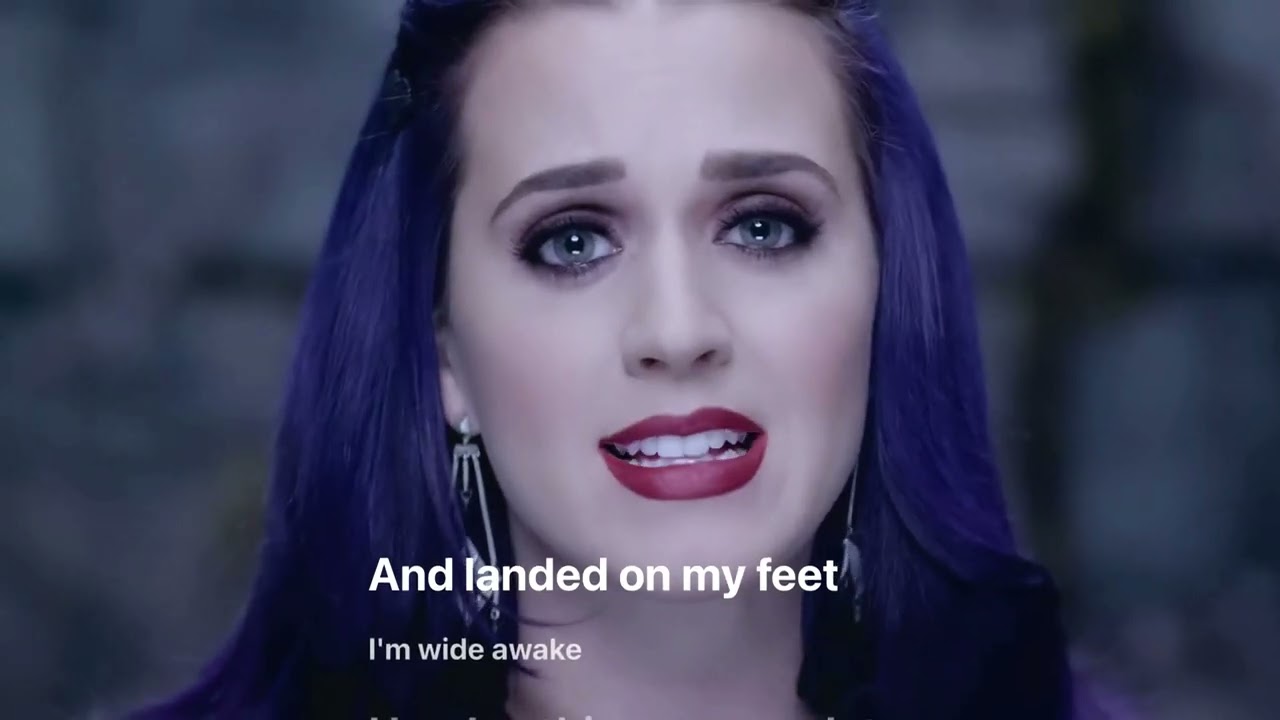 Katy Perry - Wide Awake (Karaoke Instrumental) with 4K Music Video