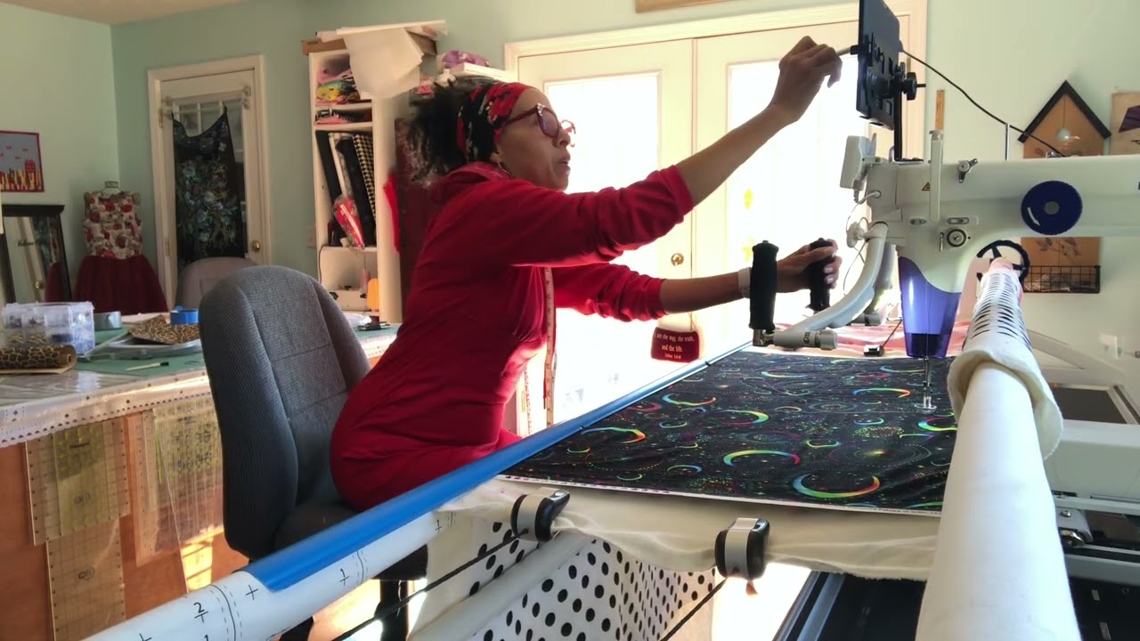 My Juki 2200  MVP.  long  Arm Demo