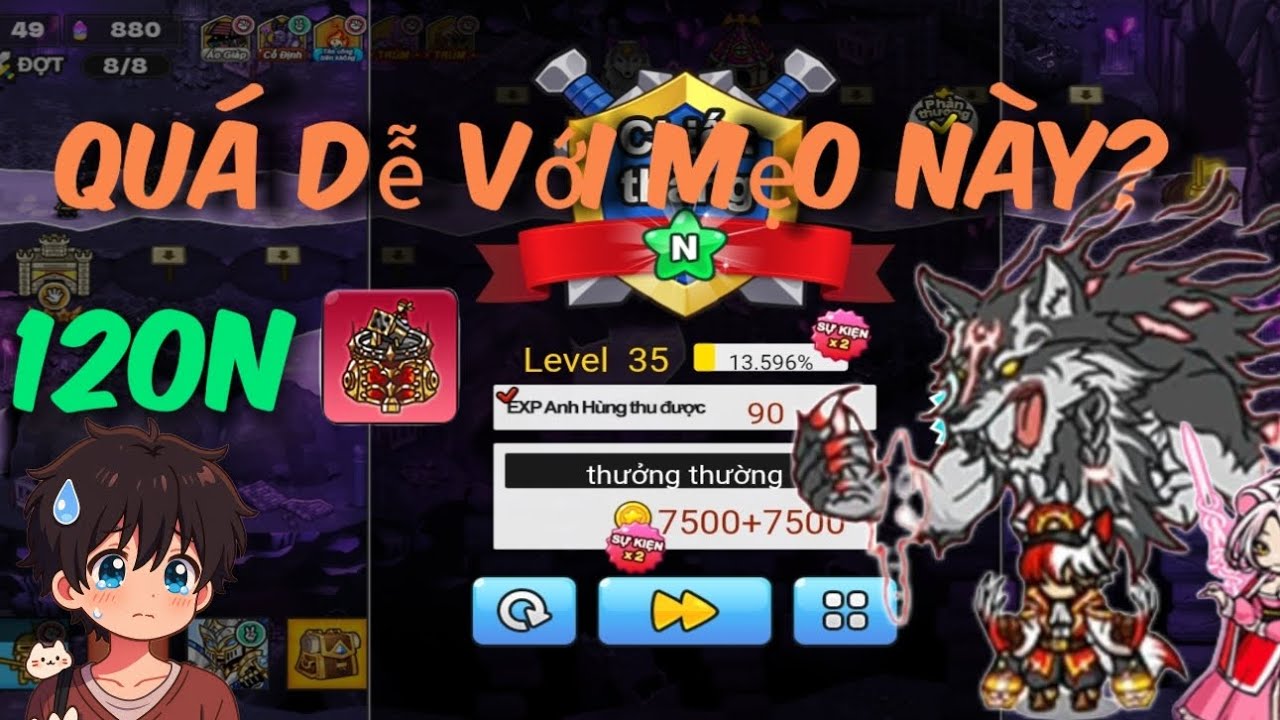 Cách qua màn 120N quá dễ với mẹo này?? | Gold Tower Defence M | wopewoop |