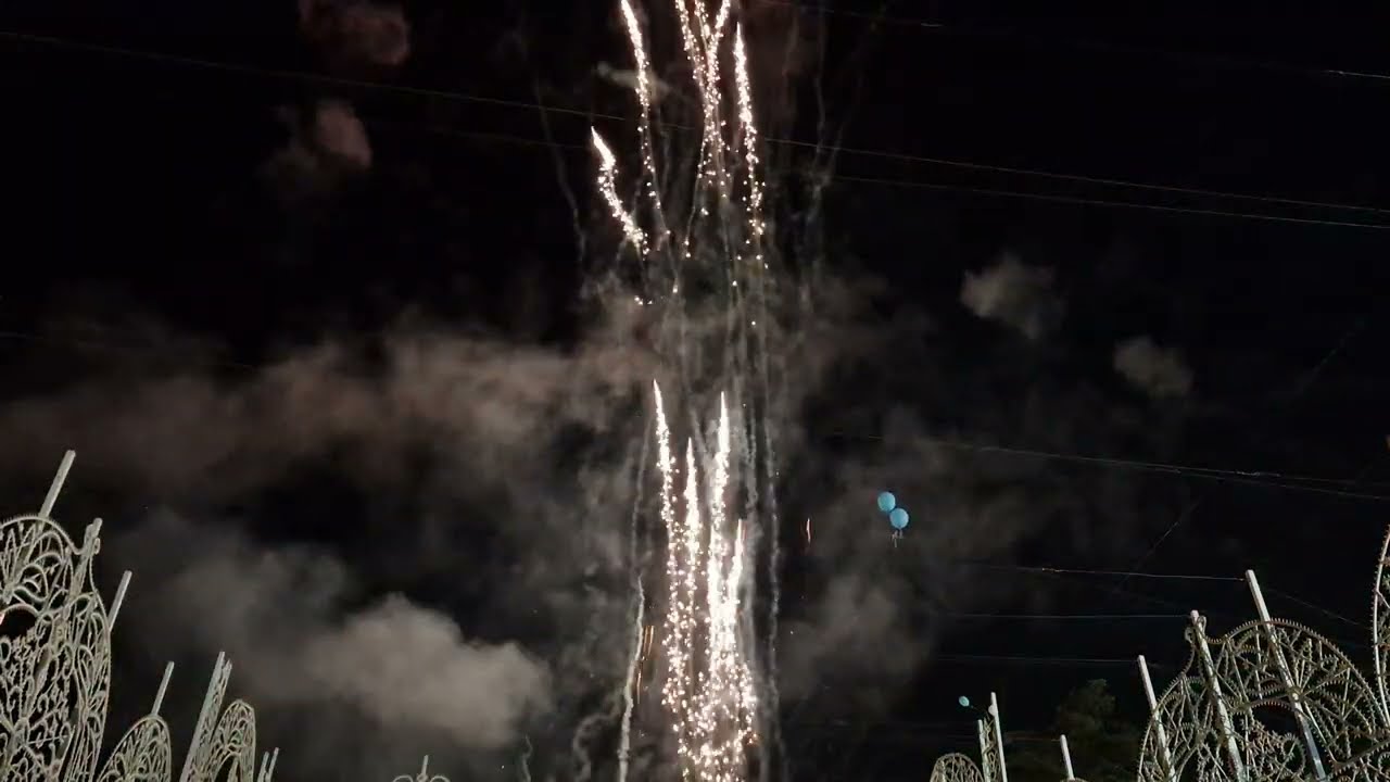 Valverde 26 Agosto 2023 Rientro al Santuario Processione della Madonna e Spettacolo ETNA PYRO 4K