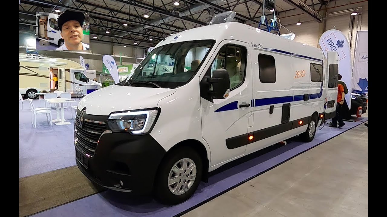 Ahorn Camp Van 620 Renault Master RV Camper Van model 2020 walkaround and interior K0130