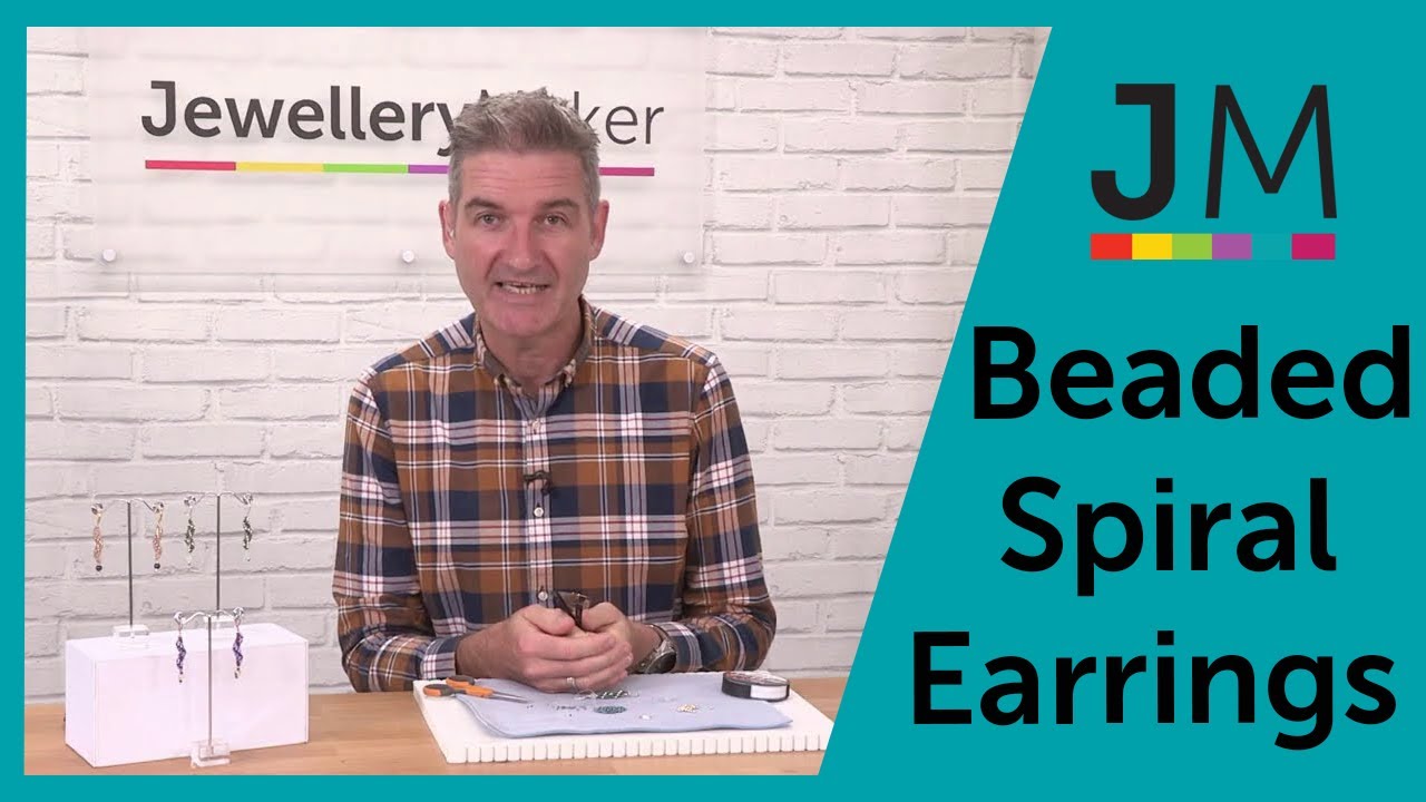 How To Make Beaded Spiral Earrings - Beaded Earring Tutorial