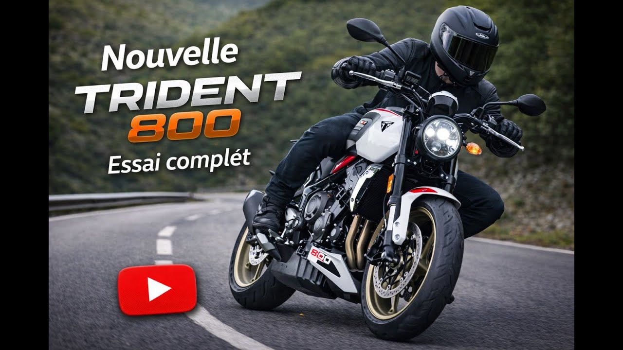 Essai Triumph Trident 800 ! La Reine 👑