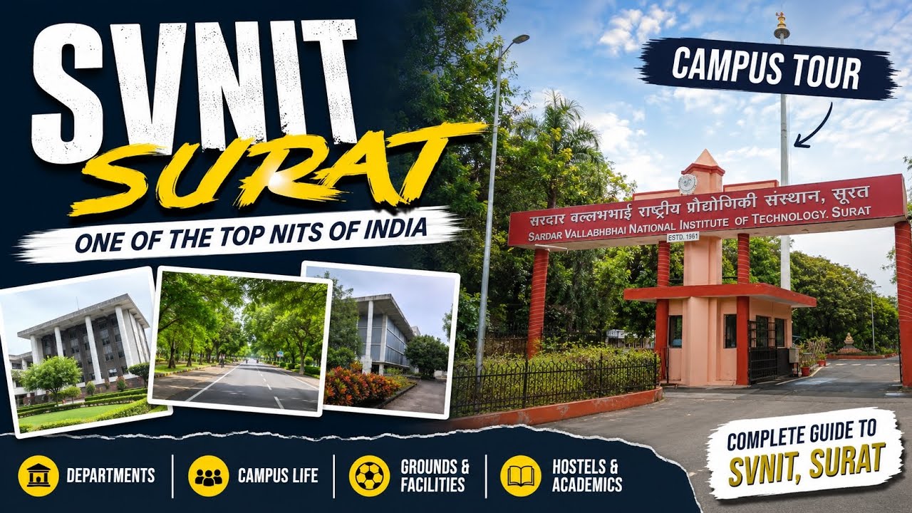 Nit Surat campus tour 2k26 .   All about nit Surat                       #iitiansvlogs  