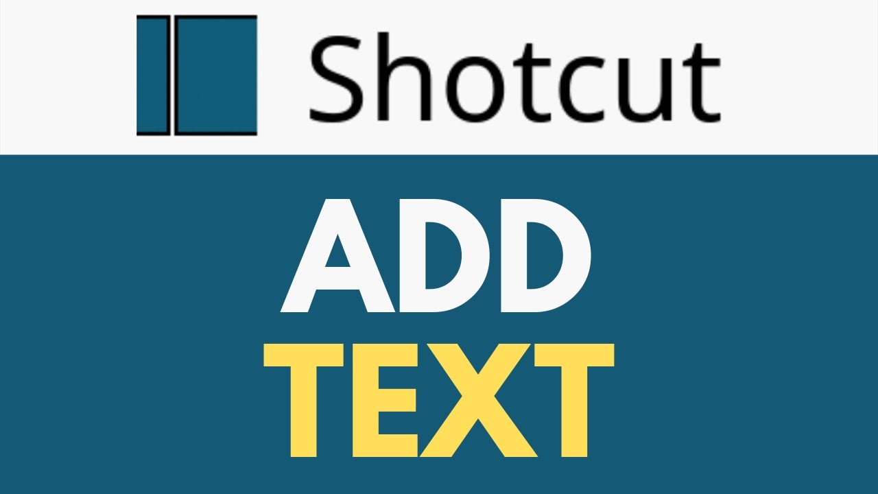How To Add Text in Shotcut | Step-by-Step Guide | Shotcut Tutorial