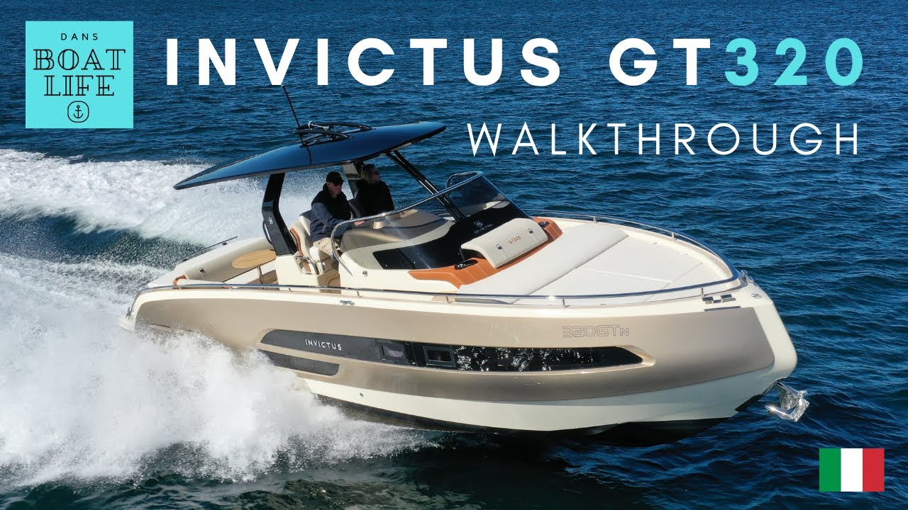 Invictus GT320 - WALKTHROUGH & REVIEW this retro day boat!