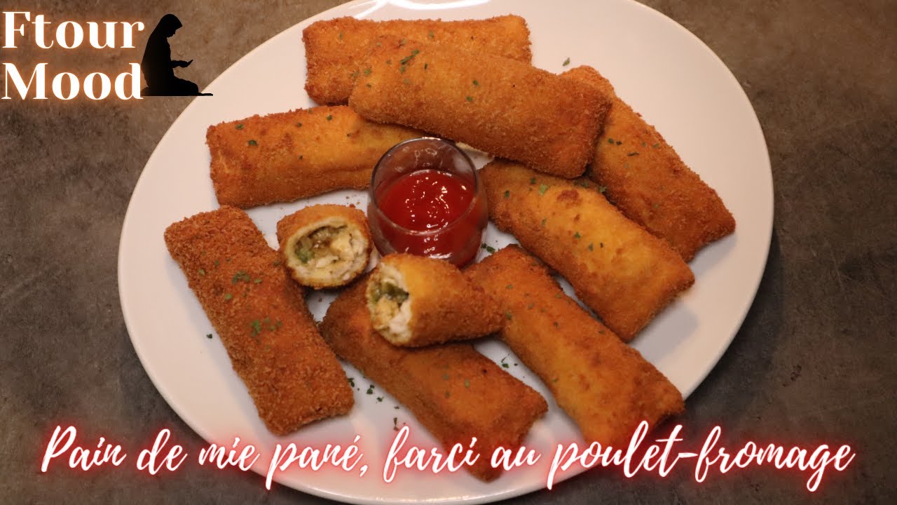 ROULÉ DE PAIN DE MIE PANÉ #recettefacile #yummy #recetterapide