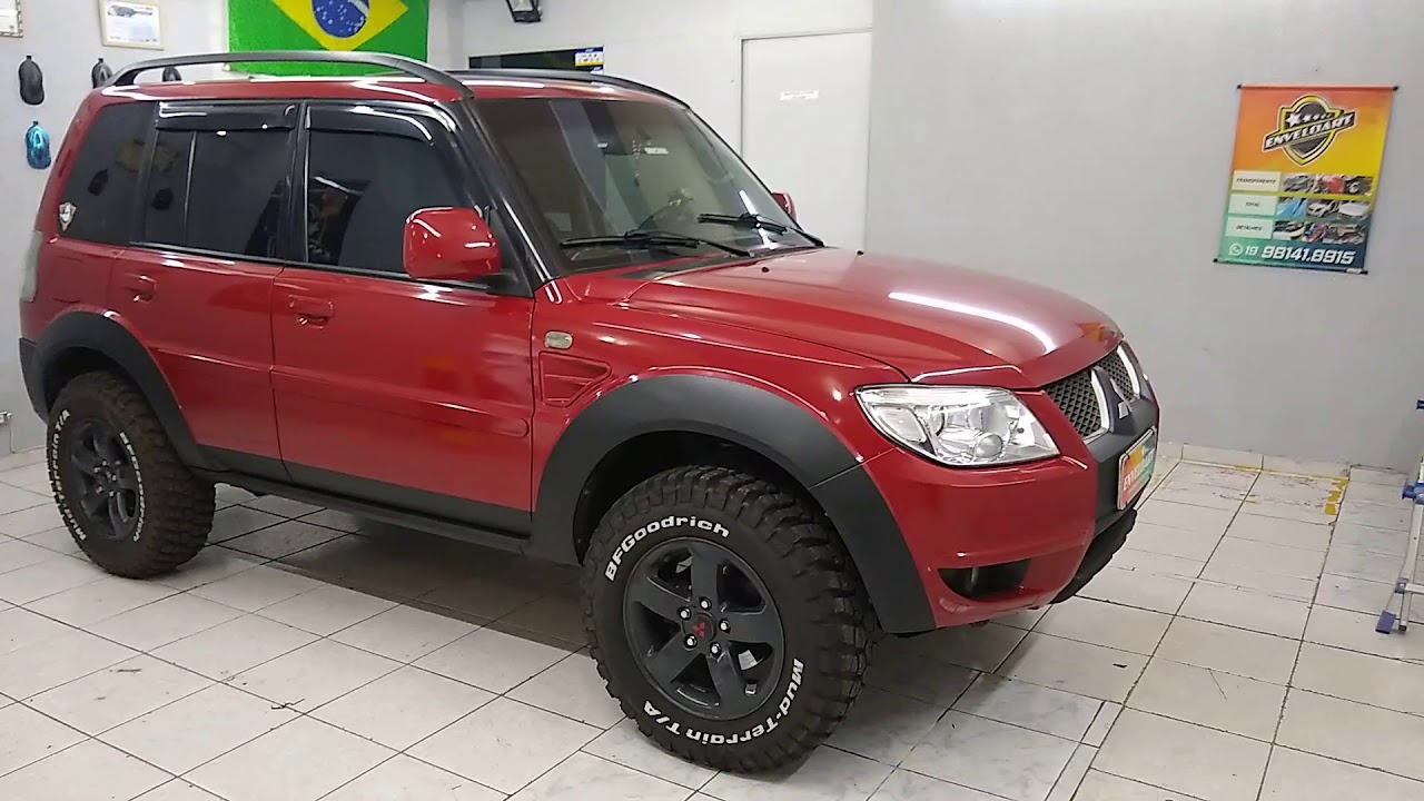 🤩Mitsubishi Pajero TR4😍totalmente envelopada, protege e personaliza19 981418915Andre Calderaro