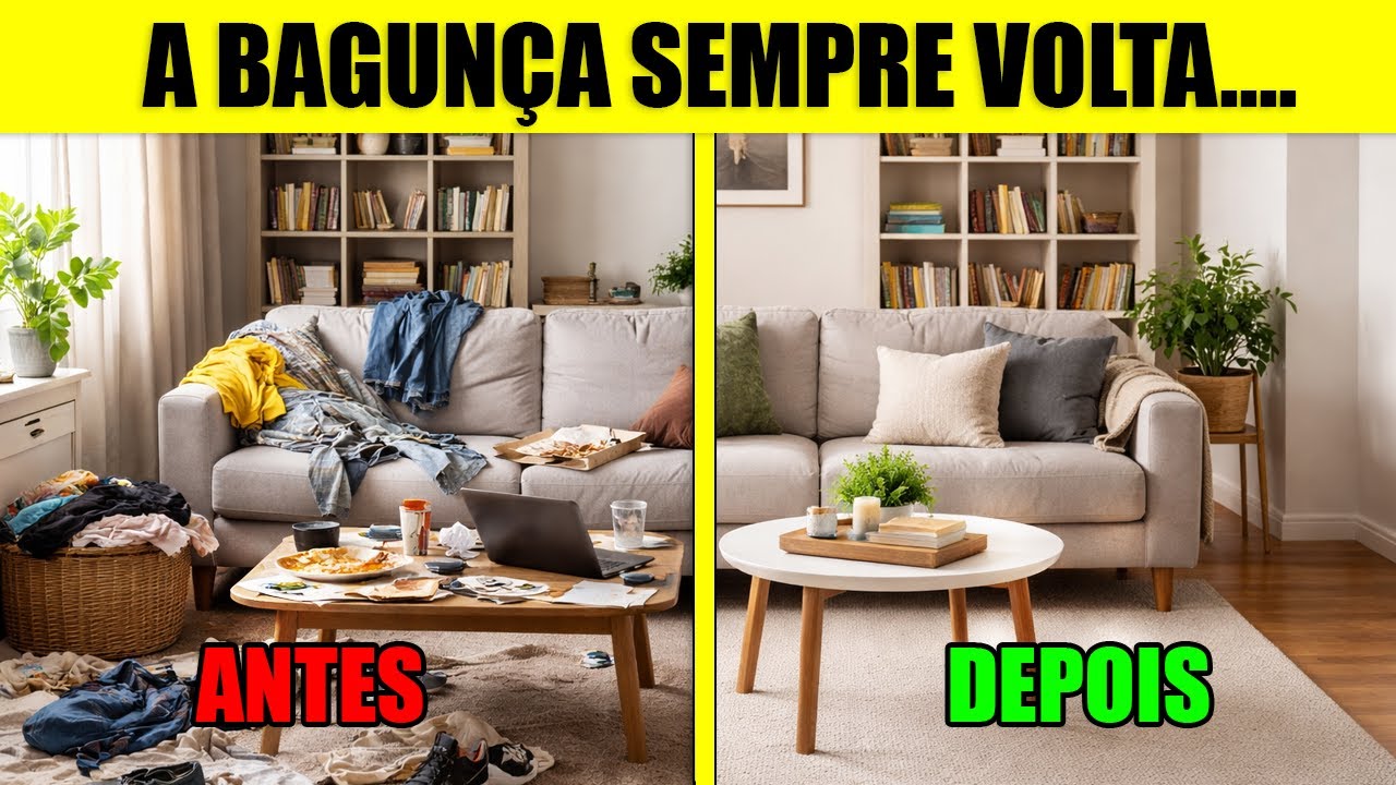 Veja Porquê sua Casa Vive Bagunçada | Minimalismo e Organização