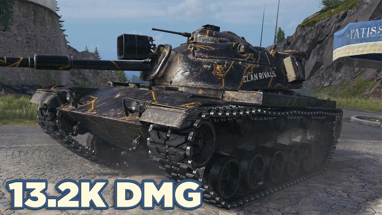 M60 • 13.2К УРОНА 6 ФРАГОВ • WoT Gameplay