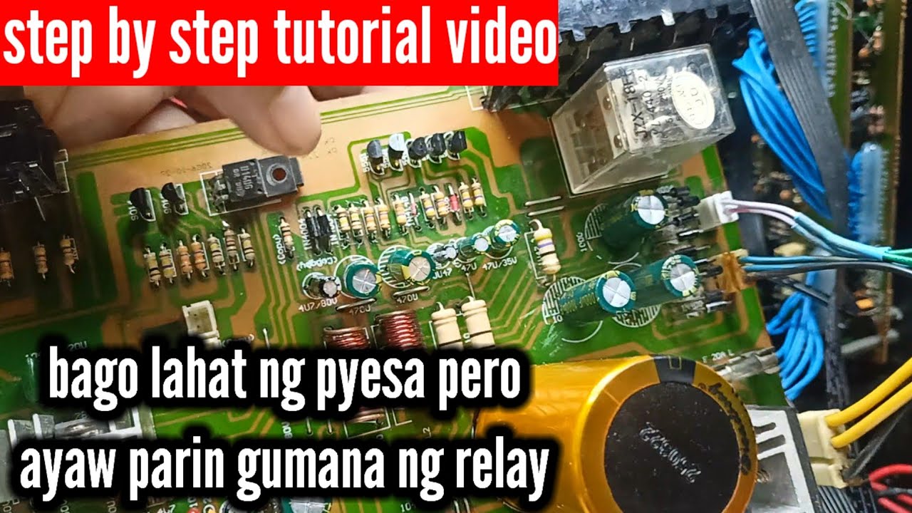 Step by step tutorial video , Ayaw mag switch ng relay 