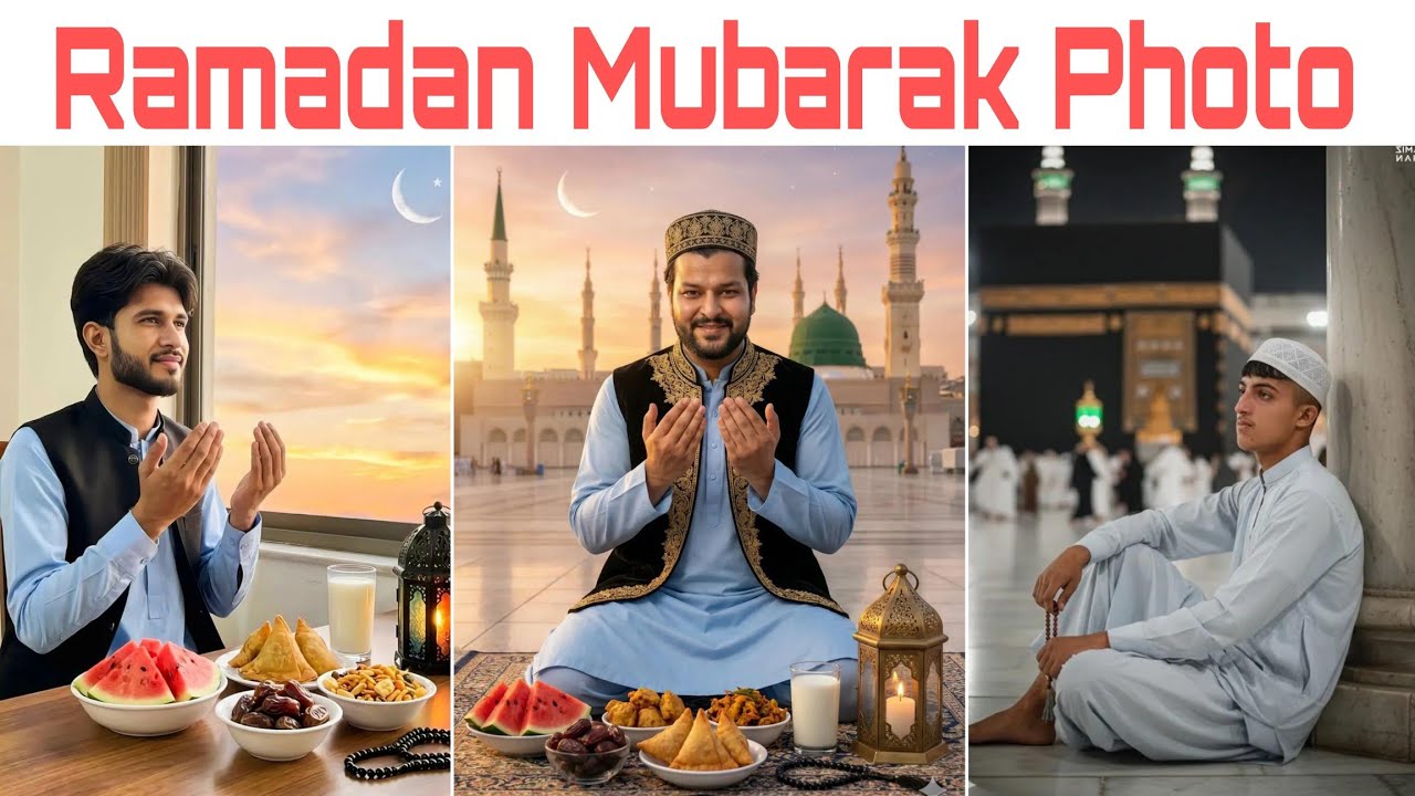 Ramadan Mubarak New Trending Ai Photo Editing | Gemini Ai Prompt | Ramadan Photo Editing Prompt